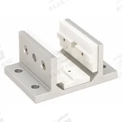 Linear Bearing: 15 Series, 2 13/16 in L x 4 in W x 1 7/8 in H, Silver, Double Flanged, Std, Anodized (MPN 6525). Key specifications — Brand: 80/20; Housing Material: Aluminum; Finish: Anodized.
