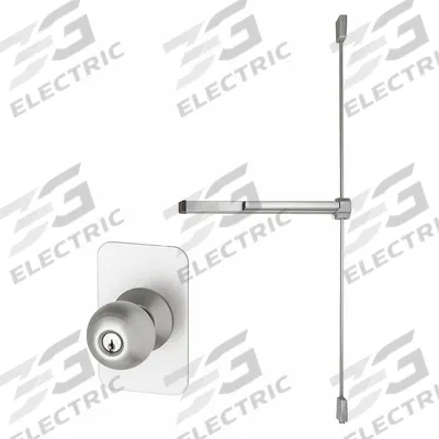VON DUPRIN Exit Device: 4 ft Max Door Wd - Rim Push Bars