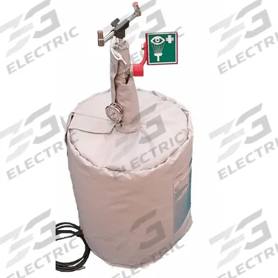 HUGHES Heated Portable Eyewash Blanket: 110V, PVC Coated Polyester, Beige - Accessories for Pressurized Portable Eyewash Stations