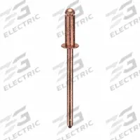 Blind Rivet,1 20/43" L,0.122" dia,PK500: Inch, 1 15/32 in Overall Lg, 3/8 in Body Lg, Dome, 500 PK (MPN CD44BS201). Key specifications — Brand: POP AVDEL.