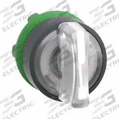 SCHNEIDER ELECTRIC Short-Handled Selector Switch: 22 mm Panel Mount Size, 3 Positions, Series XB5 (MPN ZB5AK1313). Key specifications — Action: Maintained/Maintained/Maintained; Cam: No Cam Included; Brand: SCHNEIDER; Switch Bezel Material Type: Non-Metallic.
