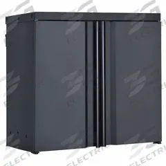 EDSAL Wall Cabinet: 28 in x 14 in x 26 in, Shelves, Black, Unassembled, Black (MPN RTA281426-BLK). Key specifications — Cabinet Color: Black; Assembled: Unassembled; Mobility: Stationary; Cabinet Material: Aluminum; Brand: EDSAL; Cabinet Style: Shelf; Cabinet Storage Components: Shelves; Number of Shelves and Adjustability: 2 Fixed Shelves.