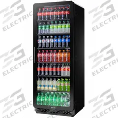 TRUE REFRIGERATION Refrigerated Merchandiser: 78 1/2 in x 30 in x 29 1/2 in, Black, Curved Glass (MPN CVM-27-HC~EGC01). Key specifications — attr1277723: TRUE REFRIGERATION; attr1277683: R-290; attr1277691: No; attr1277694: Black; attr1280716: Curved Glass; attr1280729: CVM.