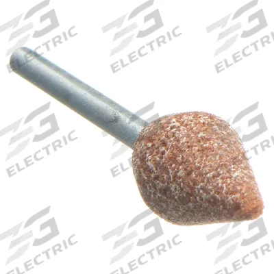 NORTON Vitrified Mounted Point: 7/16 in Dia, Aluminum Oxide, 60 Grit - General Purpose Mounted Points for Carbon Steel