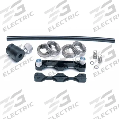 LINCOLN ELECTRIC Drive Roll Kit: 4-Roll, 0.035 in, U-Groove - 4-Roll Kits with Inlet Guide for Lincoln