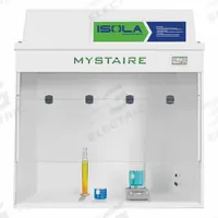 MYSTAIRE Filtered Workstation: Isola® PRO, 48 in Overall Wd, 53 in Overall Ht, 28 in Overall Dp (MPN MY-ISL48P). Key specifications — Assembly: Fully Assembled; Brand: MYSTAIRE; Base/Stand Included: Yes; Blower Included: Yes; Work Surface Included: Yes.