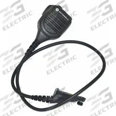 MOTOROLA Microphone: Fits Motorola, For XPR 6000 Series, 3.5 mm Jack, 30 in Cord, Push To Talk, IP57 (MPN PMMN4041B). Key specifications — Compatible Radio Series: XPR 6000; Color: Black; Radio Connector Type: M7; Brand: MOTOROLA; Manufacturer Part Number: PMMN4041B; Push To Talk: Yes.