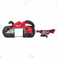 MILWAUKEE Band Saw and Grinder: 2 Tools, Braking Grinder/Portable Band Saw, 18 V DC Volt, Tool Only (MPN 2929-20, 2880-20). Key specifications — attr1176460: Braking Grinder.