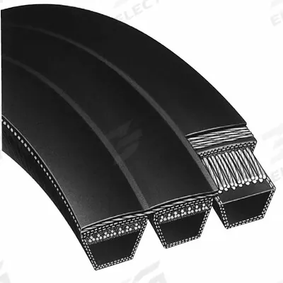 Dayton Banded V-Belt: 3/5VK800, 3 Ribs, 80.8 in Outside Lg, 1 3/8 in Top Wd - 5VK Section V-Belts