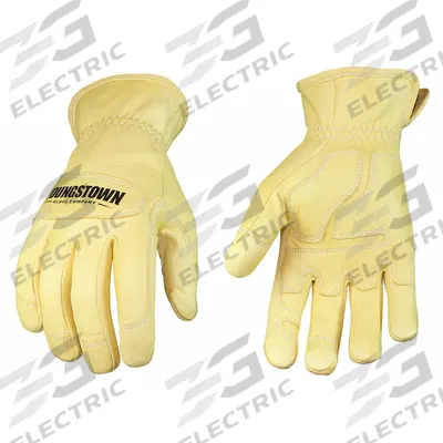 YOUNGSTOWN GLOVE Arc Flash Gloves: XS ( 6 ), Work Glove, 23 cal/sq cm ATPV Rating, Leather - Category 4 Drivers Gloves