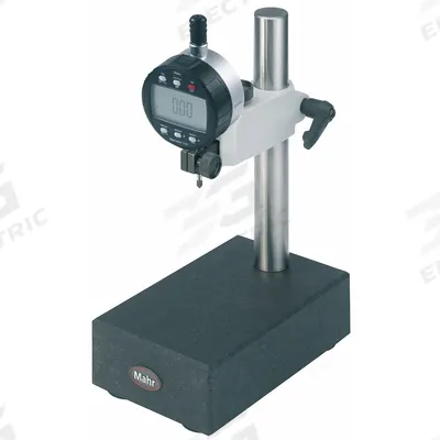 MAHR Indicator/Comparator Stand: 160 mm x 100 mm x 45 mm, 160x100x45 mm Base Size - Granite Base Indicator Stands