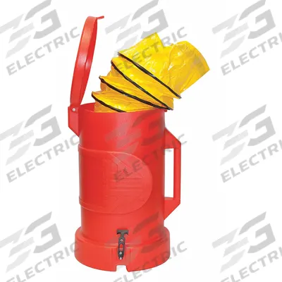 AIR SYSTEMS INTERNATIONAL Duct Canister: 26 in Lg, 12 in Outlet Dia - Storage Bags & Carriers for Confined Space Ducts