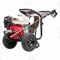 SIMPSON Gas-Powered Pressure Washer: Medium Duty, Cart, 4,000 psi, 3.5 gpm, Honda Engine (MPN PS60869). Key specifications — attr1034381: Honda; attr1037666: SIMPSON.