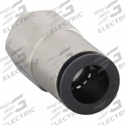 LEGRIS Push-Fit Adapter Fitting: 3/8 in OD x 1/4 in Pipe Size, Push-to-Connect x FNPT - Nylon & Nickel-Plated Brass Tube Fittings