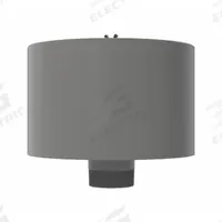 SOLBERG Filter Silencer: 4 in (M)NPT Inlet Size, 520 cfm, 14 in Overall Ht, 12 in Outside Dia (MPN FS-235P-400). Key specifications — attr60071: FS-235P-400; attr60074: SOLBERG.