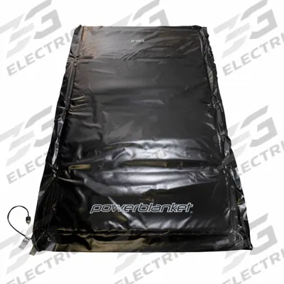 POWERBLANKET Concrete Curing Blanket: Concrete Curing, 6 ft x 11 ft, 6 ft Wd, 11 ft Lg - Concrete Curing Mats