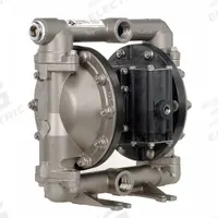 ARO Double Diaphragm Pump: 316 Stainless Steel Body, 1 in, NPT Connection, 52 gpm, 265 ft Max. Head (MPN PD10A-ASS-STT). Key specifications — Brand: ARO; Seat Material: 316 SS; Check Valve Material: PTFE.