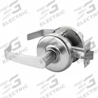 CORBIN Door Lockset: Privacy Lever Locksets, Chrome, ADA Compliant (MPN CLX3320 NZD 626). Key specifications — Ligature Resistance: Not Ligature-Resistant; Brand: CORBIN; Lockset Function ANSI Code: F76A; Visual Indicator Message: No Message; Lockset Style: Newport Lever; ADA Compliant: Yes; Finish: Satin Chromium-Plated.