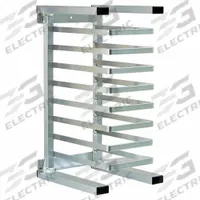 NEW AGE INDUSTRIAL Universal Pizza Pan Rack: 8 Slots, 1 3/4 in Betw Shelves, 12 in Wd, 24 1/8 in Ht (MPN 99970). Key specifications — Brand: NEW AGE INDUSTRIAL; Nesting: No; Pan Size: 10 to 18 in; Product Type: Universal Pizza Pan Rack; NSF Certified: No; Includes Top: No; Manufacturer Part Number: 99970.