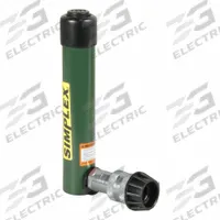 SIMPLEX Cylinder: Single Acting, 5 ton Nominal Capacity, 5 in Nominal Stroke Lg, Steel (MPN R55). Key specifications — attr98927: SIMPLEX.