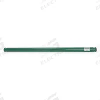 GREENLEE Reel Stand Spindle: 1 Spindles, 100 in x 3 1/2 in x 3 1/2 in, For 90 in Max Spool Dia (MPN 657). Key specifications — Brand: GREENLEE; Color: Green; Material: Steel; Finish: Powder Coated; For Maximum Spool Diameter: 90 in.