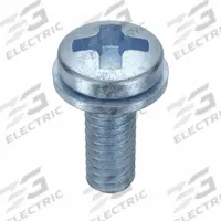 SEMS Screw: Internal Tooth, #2-56 Thread Size, 3/16 in Lg, Steel, Zinc-Plated, Pan, Phillips, 50 PK (MPN MPPII0-200180-050P). Key specifications — Drive Size: #1.