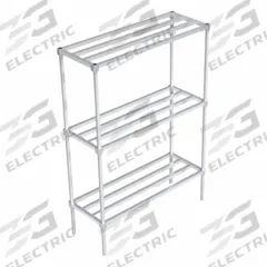NEW AGE INDUSTRIAL Standard Shelving: 68 1/4 in x 18 in x 48 in, HD-Bar Shelf, Mill Finish (MPN C31848HH6). Key specifications — Color: Silvery White/Gray; Brand: NEW AGE INDUSTRIAL.