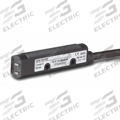EATON Photoelectric Sensor Receiver: M18 Threaded, Non-Terminated Cable, 10-30V DC - Cylindrical Receivers & Transmitters with Non-Terminated Cables