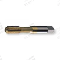 WIDIA GTD Thread Forming Tap: M6x1 Metric, D8 / 6H, Bottoming Chamfer, TiN Coated High Speed Steel (MPN 19951)