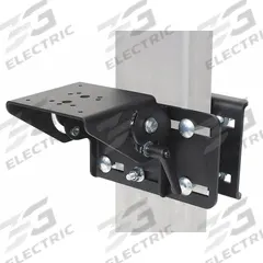 GAMBER-JOHNSON Computer Mount: Pillar Computer Mount, Forklifts, Computers/Tablets, Black (MPN 7160-0370). Key specifications — Product Type: Pillar Computer Mount; Compatible Devices: Computers; Color: Black; Mounting Location: Overhead Guard Leg; Includes: Large Plate; Features: Corrosion Resistant; Compatible Vehicle Type: Forklifts.