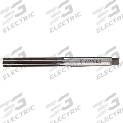 YANKEE Chucking Reamer: 0.6562 in Dia, 21/32 in, Straight Flute, High Speed Steel - Morse Taper-Shank Straight-Flute High-Speed Steel Chucking Reamers