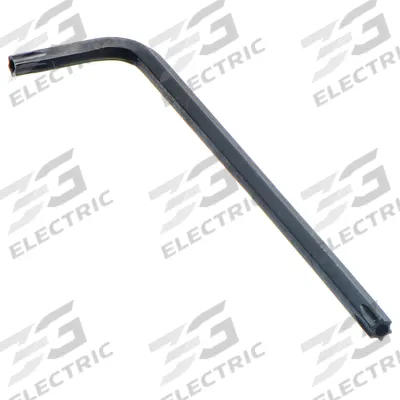 EKLIND Torx Key: Security Black, 2 Tips, Security Torx, Std End, T30 Tip Size - L-Shaped Security Torx Keys