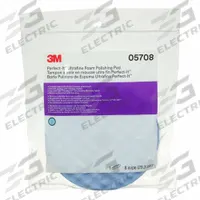 PERFECT-IT Ultrafine Polishing Pad: Pad, Unthreaded Center Hole, Hook-and-Loop, Foam, Blue, Waffle (MPN 7100145281). Key specifications — Texture: Waffle; Material: Foam; Product Type: Pad; Compatible Tool Type: Buffer; Color: Blue; Compatible Surface Material: Aluminum, Paint; Features: Provides Soft, Smooth Surface for Applying 3M™ Perfect-It™ Polishes; Brand: PERFECT-IT.