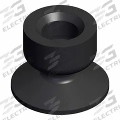 SMC Pad Unit: Flat, w/o Adapter, 3.5 in Pad Dia, Urethane Rubber, Black, 50-60, 3 mm Pad Ht, ZP3 (MPN ZP3-035UU). Key specifications — attr1019101: ZP3-035UU; attr1019103: SMC; attr1019107: 50-60.