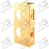 DEFENDER SECURITY Door Guard Reinforce Combo: 3 7/8 in Dp, 1 3/4 in Wd, Brass (MPN U 9546). Key specifications — Brand: DEFENDER SECURITY.