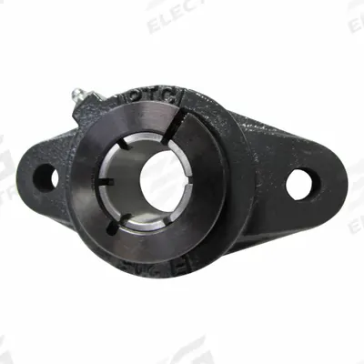 IPTCI BEARINGS 2 Bolt Flange Bearing: Radial Ball, 30 mm Bore, Cast Iron - General Purpose Flange-Mount Ball Bearings