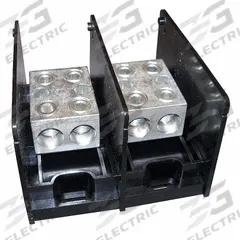 MERSEN Power Distribution Block: Open, Lug, Lug, 6 AWG – 350 kcmil For Line Side Wire Sizes (MPN MPDB69122). Key specifications — attr1361688: Surface; attr1308686: MERSEN; attr1361672: Copper.