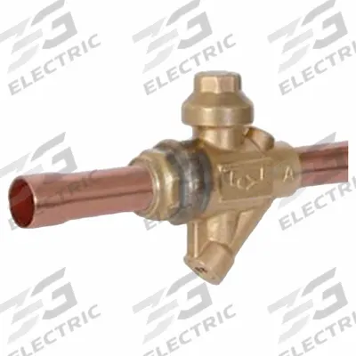 Parker Refrigerant Ball Valve: 61.3 Cv, 1 1/8 in Female Sweat, No Access Port - Sweat Connection Refrigeration Ball Valves