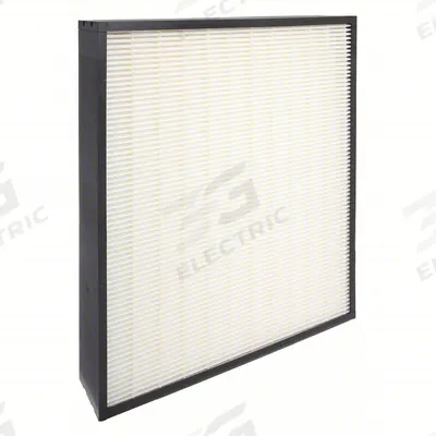 GRAINGER Minipleat Air Filter: 24 in x 24 in x 4 in, Synthetic, Plastic, No Header - MERV 15 Minipleat Air Filters
