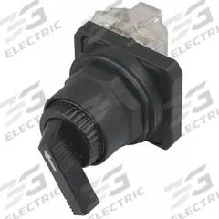 DAYTON Selector Switch: 30 mm Panel Mounting Size, 2 Positions, Extended Lever, 1NO/1NC (MPN 32UK01). Key specifications — AC Contact Rating: 10 A @ 600 V; Action: Maintained/Maintained; Cam: E; DC Contact Rating: 0.1 A @ 600 V; Hazardous Location Specification: Not Rated; Operator Head Material: Plastic; Operator Head Type: Long-Handled Knob; Operator Illumination: Non-Illuminated.