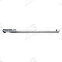 OSG Ball End Mill: Carbide, WXL Coated, 2 Flute, 3/8" Mill Dia, 3/8" LOC, 4" OAL (MPN 36100811)