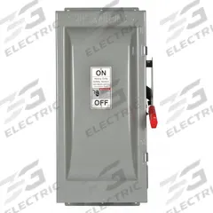 SIEMENS Safety Switch: Non-Fusible, 100 A, Three Phase, 600V AC, Galvanized Steel, Indoor (MPN HNF363J). Key specifications — attr867131: SIEMENS.