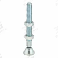 DE-STA-CO Swivel Foot Spindle: All-Steel, 1/2"-13, 4 5/8 in Lg, 4 5/8 in Thread Lg (MPN 250206). Key specifications — Brand: DE-STA-CO; Thread Size: 1/2"-13; Includes: Jam Nuts; Spindle Construction: All-Steel.