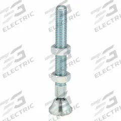 DE-STA-CO Swivel Foot Spindle: All-Steel, 1/2"-13, 4 5/8 in Lg, 4 5/8 in Thread Lg (MPN 250206). Key specifications — Brand: DE-STA-CO; Thread Size: 1/2"-13; Includes: Jam Nuts; Spindle Construction: All-Steel.