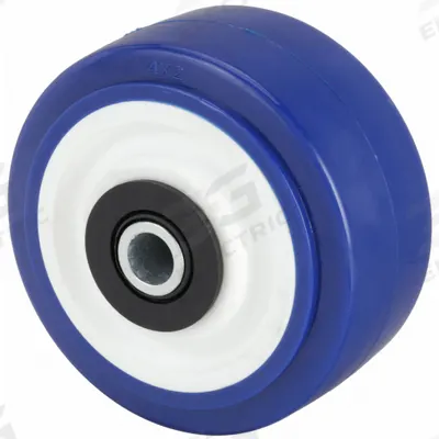 APPROVED VENDOR Caster Wheel: 4 in Wheel Dia., 2 in Wheel Wd, Polyurethane, 600 lb Load Rating - Polyurethane Tread on Iron Core Wheels