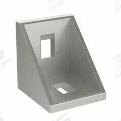 Connection Angle: Inside-Corner Bracket, 20 Series, 18 mm x 18 mm x 18 mm, For 5 mm Slot Wd, 2 Holes (MPN 093W203N06). Key specifications — Material: Aluminum; Brand: FATH INC.; Finish: Unfinished.