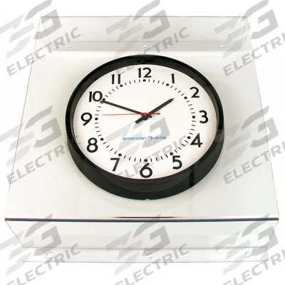 AMERICAN TIME Clock and Bell Guard: Polycarbonate, 5 in Overall Dp, 18 in Overall Lg - Covers for Alarms & Wall Fixtures