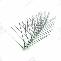 BIRD-X Bird Repellent Spikes: Narrow, Plastic Base, Silver, 100 ft Overall Lg, 3 in Overall Wd (MPN SLS-100). Key specifications — Brand: BIRD-X; Spike Material: Stainless Steel; Targeted Birds: Grackles; Base Material: Plastic; Ledge Width: Narrow.
