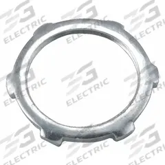 Sealing LockNut for Threaded RMC/IMC: 2 1/2 in Trade Size, Steel, Zinc Plated, IMC/RMC (MPN 1207). Key specifications — For Conduit Type: RMC; Brand: RACO.