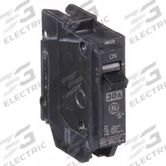 GE Miniature Circuit Breaker: THQL, 30 A, 120/240V AC, Single Phase, 10kA at 120/240V AC, 1 Poles (MPN THQL1130HID). Key specifications — Amps: 30 A; AC Voltage Rating: 120/240V AC; Phase: Single; Max. AIR Rating: 10kA at 120/240V AC; For Use With: Power Mark Gold Load Centers and AQ Lighting Panels.